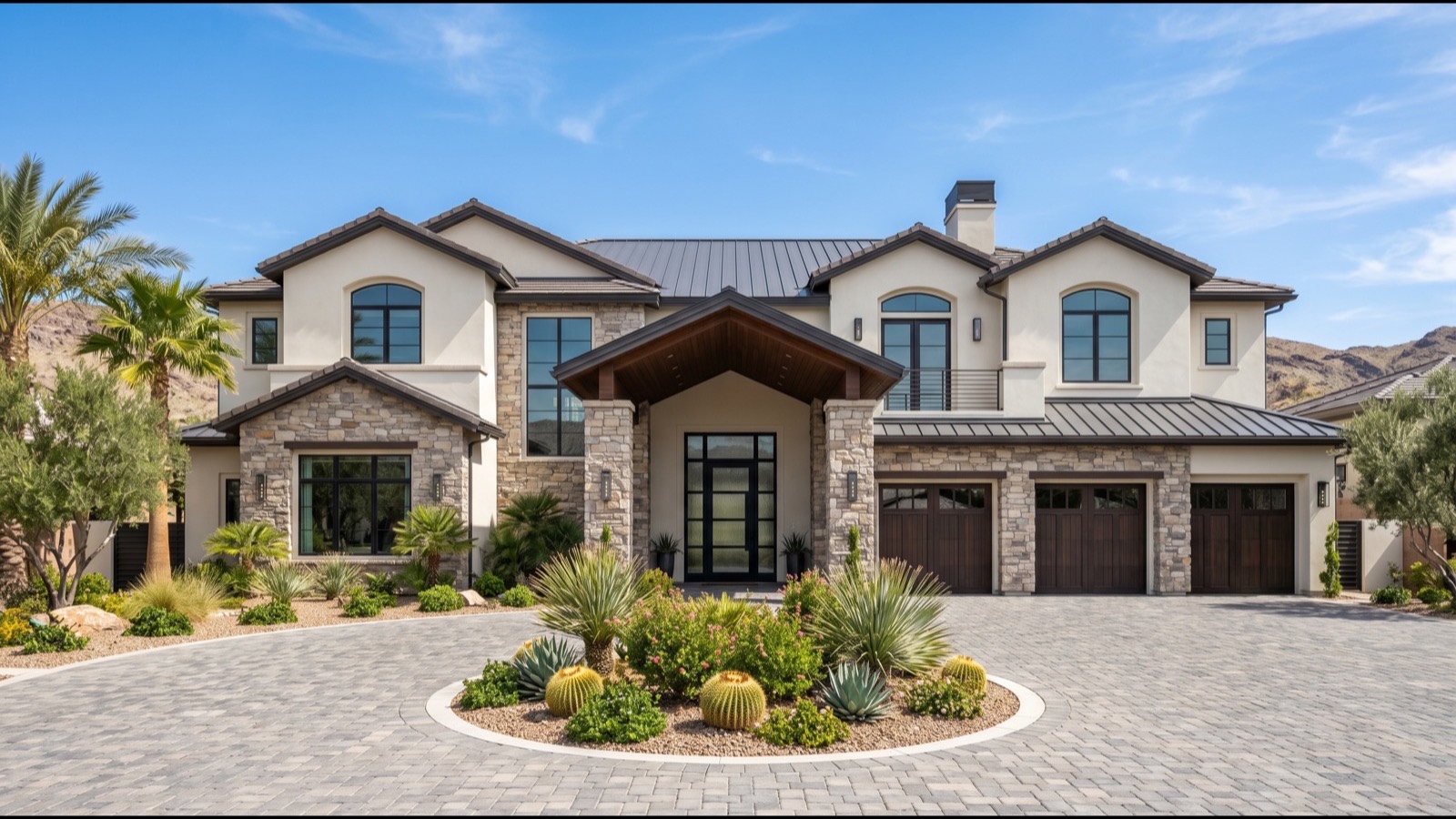 Las Vegas single-family home prepared for a full-service listing with professional curb appeal in 2026