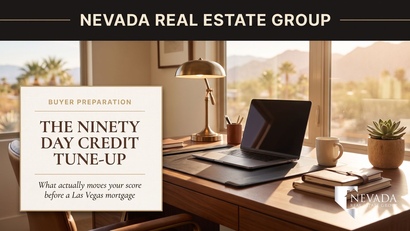 Las Vegas buyers touring a single-story home during the active search phase