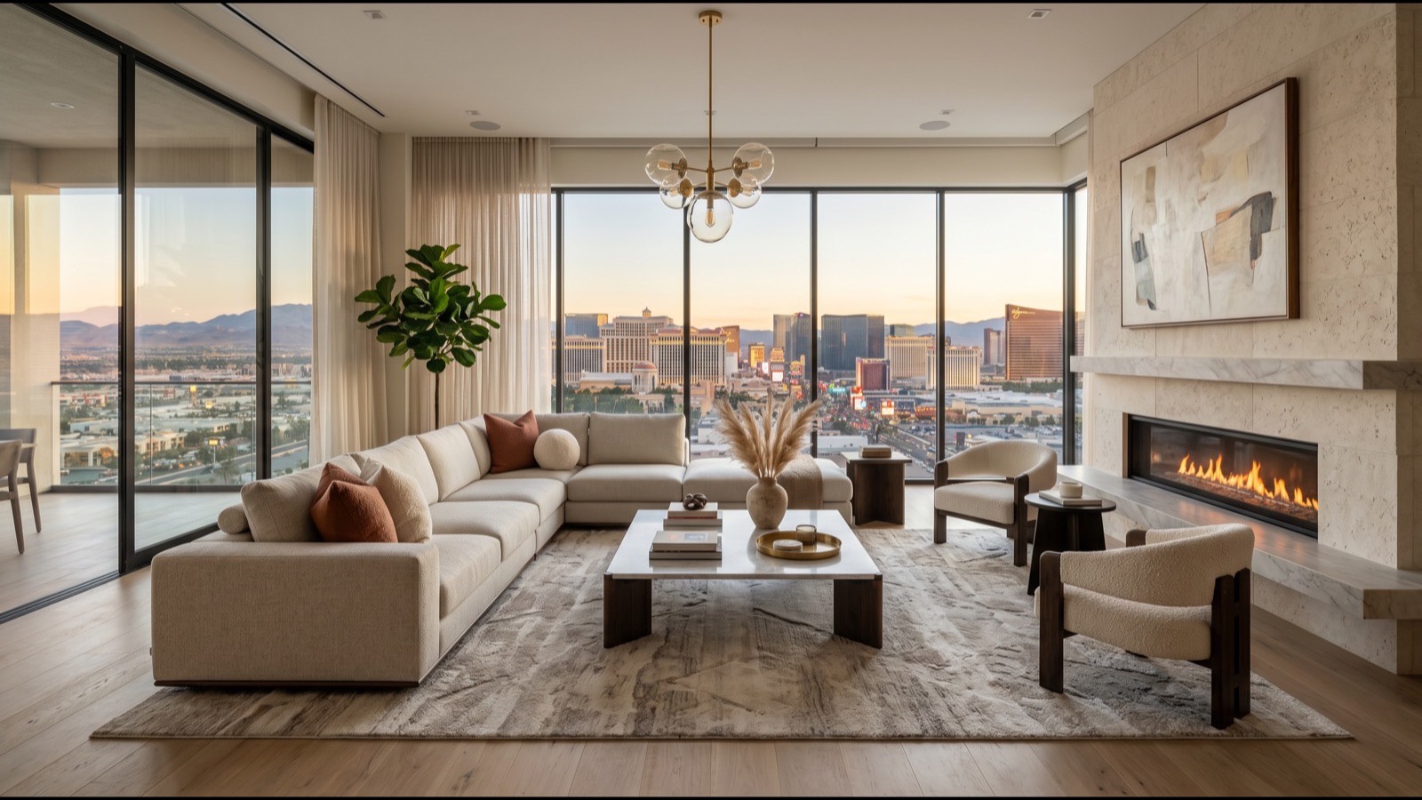 Interior of a Henderson Nevada home during a professionally managed showing in 2026