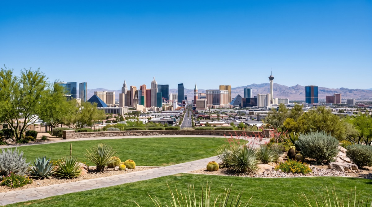 Las Vegas Strip skyline at dusk representing Nevada's zero state income tax advantage for relocating young professionals in 2026