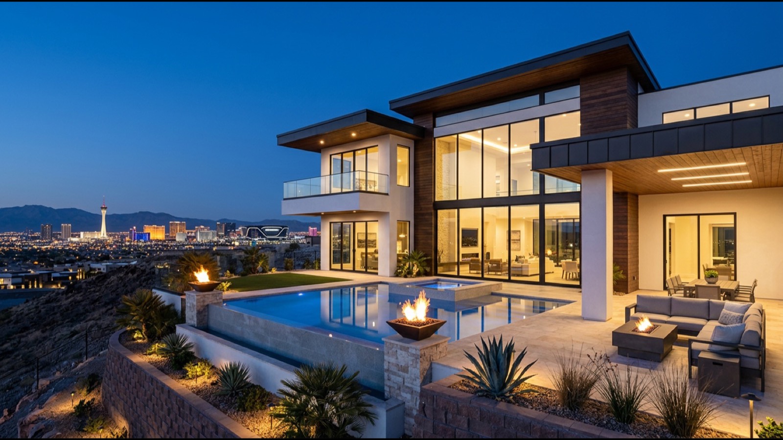 The Las Vegas valley seen from the surrounding hills, the market many Bay Area multifamily investors evaluate as an alternative to California apartments