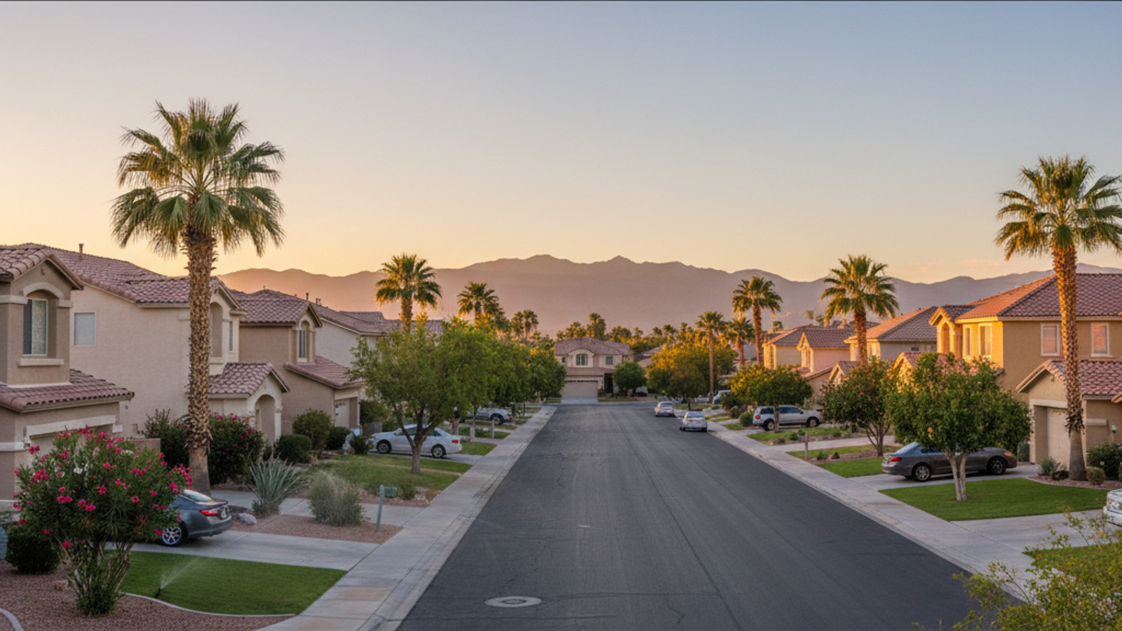 Las Vegas residential neighborhood assessed by the Clark County Assessor at 35% of taxable value under Nevada's capped property tax system