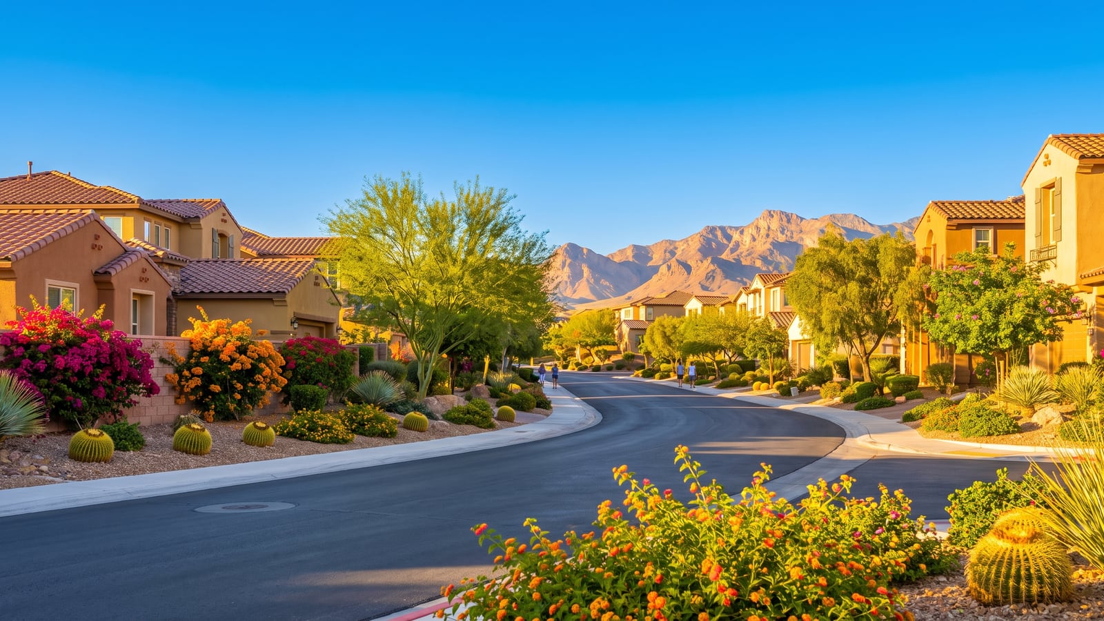 Summerlin residential street where relocating Las Vegas healthcare workers settle in 2026