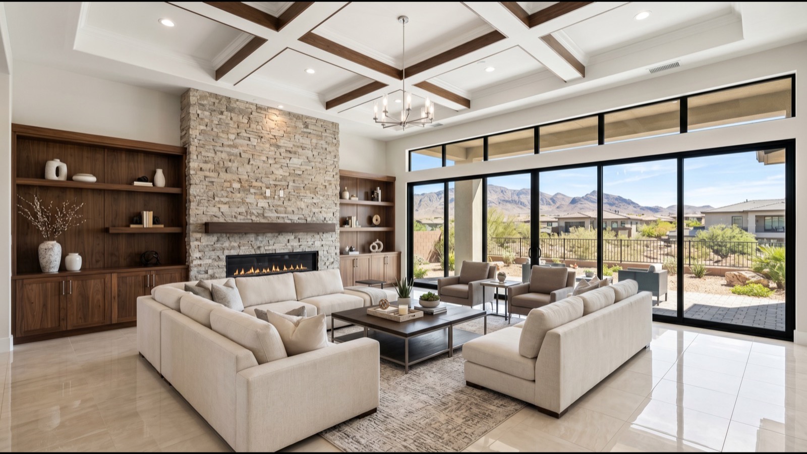 Sunlit interior of a Reno home at the final walkthrough stage, the last step before the closing statement is signed
