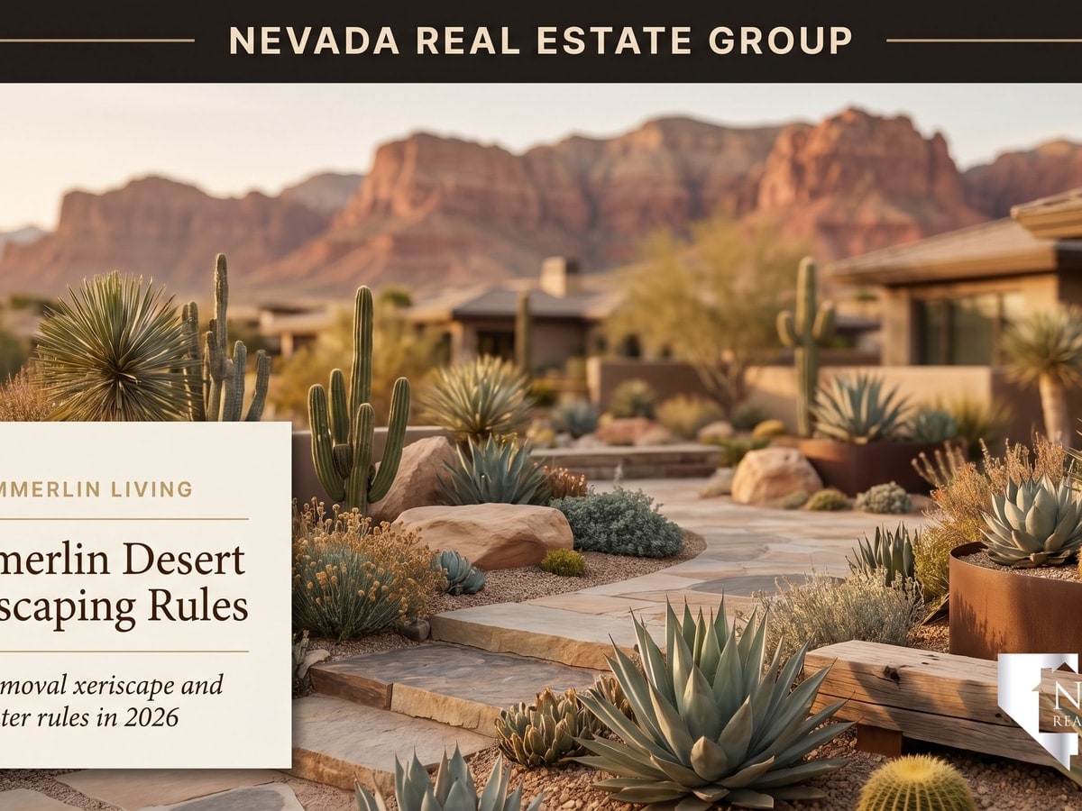 Summerlin Desert Landscaping & Water Rules 2026