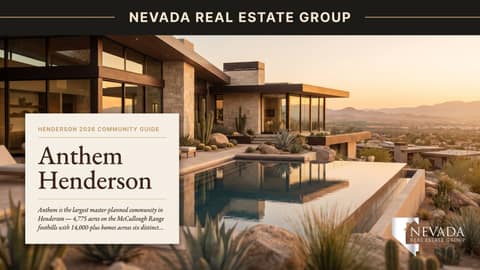 Anthem Henderson: 2026 Buyer's Guide to the 4,775-Acre Plan