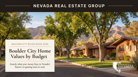 Boulder City Nevada Home Values by Budget 2026