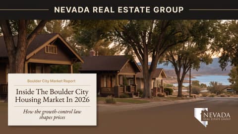 Boulder City Nevada Housing Market Guide 2026