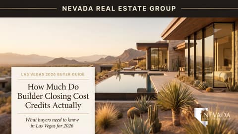 How Much Do Builder Closing Cost Credits Actually Save You in Las Vegas? (2026 Real Math)