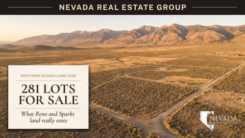 Buying a Lot in Reno and Sparks: What Land Really Costs in 2026