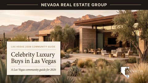 Celebrity Luxury Home Buys in Las Vegas 2026