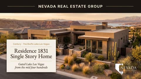 Century Residence 1831 at Lake Las Vegas Henderson 2026