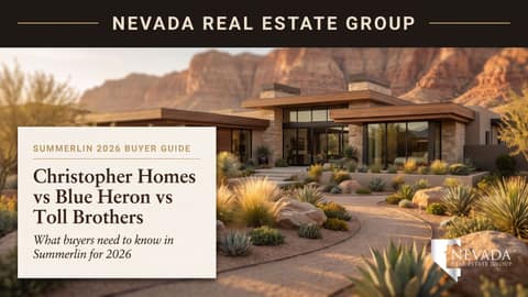 Christopher Homes vs Blue Heron vs Toll Brothers: Which Luxury Builder Wins in Summerlin (2026)