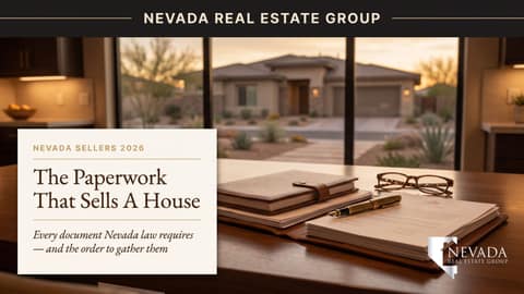 Documents Needed to Sell a House in Nevada in 2026