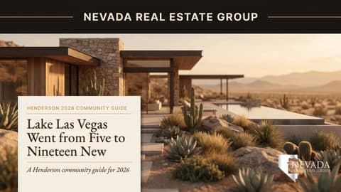 Lake Las Vegas Went from 5 to 19 New Communities in 18 Months — Here's Why (2026)