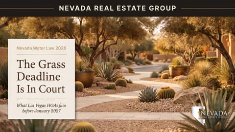 Las Vegas Nonfunctional Turf Ban 2026: HOA Deadline Guide