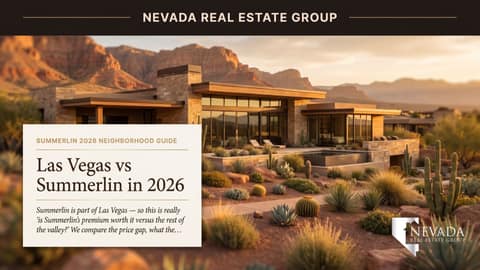 Las Vegas vs Summerlin in 2026: Is the Premium Worth It?