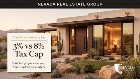 Nevada Property Tax Cap: 3% vs 8% in Clark County 2026