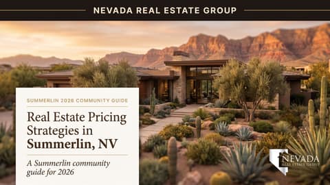 Real Estate Pricing Strategies in Summerlin, NV