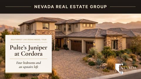 Pulte Juniper at Cordora: Southwest Las Vegas Model Tour
