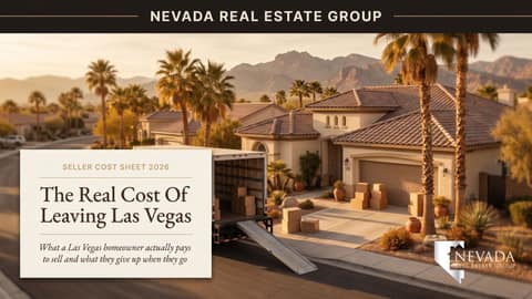 What Is the Real Cost of Leaving Las Vegas? A Seller's Cost Sheet for 2026