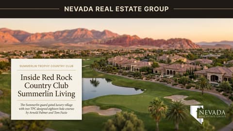 Red Rock Country Club Summerlin Luxury Guide 2026