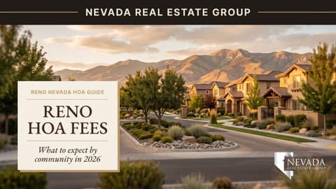 Reno HOA Fees Explained: What to Expect in 2026