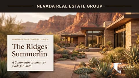 The Ridges Summerlin: 2026 Custom Build & Lot Guide