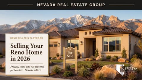 Selling Your Reno Home: 2026 Process & Costs Guide