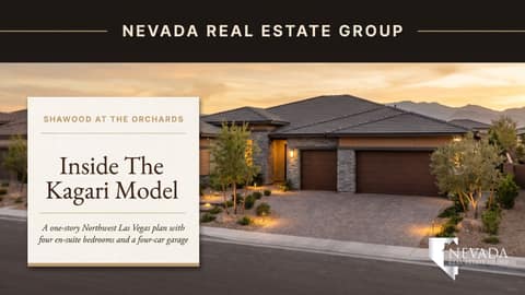 Shawood Kagari at The Orchards: A One-Story Northwest Las Vegas Plan With a Bonus Room and a Primary Retreat