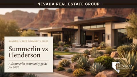 Summerlin vs Henderson: 2026 Las Vegas Neighborhood Guide