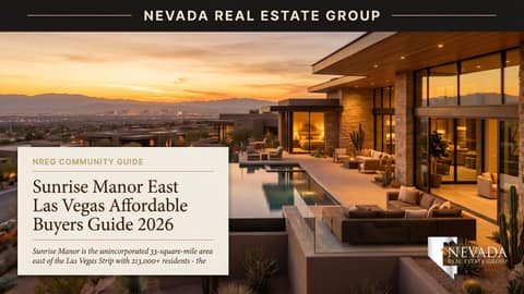 Sunrise Manor East Las Vegas Affordable Buyers Guide 2026