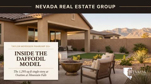 Taylor Morrison's Daffodil at Ovation at Mountain Falls: A Pahrump 55+ Model Tour