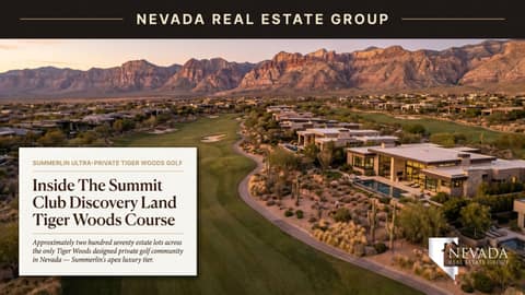 The Summit Club Summerlin Tiger Woods Ultra-Luxury 2026