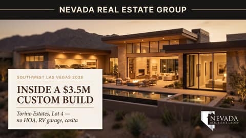 $3.5M Torino Estates Custom Home in Southwest Las Vegas 2026