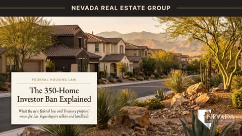 Institutional Investor Home-Buying Ban: Las Vegas Impact