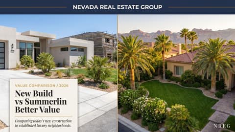 Vegas New Build $700K vs Summerlin: Better Value 2026