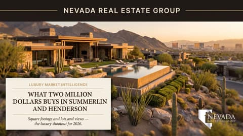 What $2 Million Buys: Summerlin vs Henderson Luxury 2026
